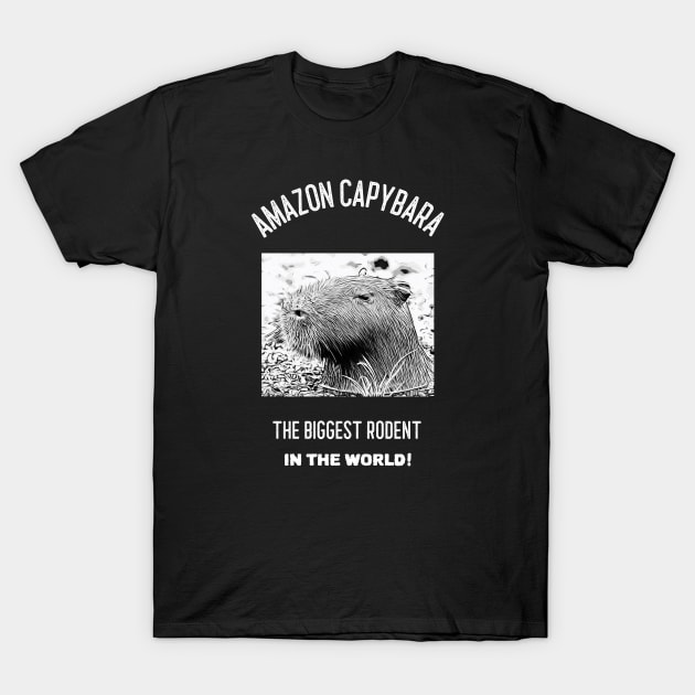 Amazon Capybara T-Shirt by SouthAmericaLive
